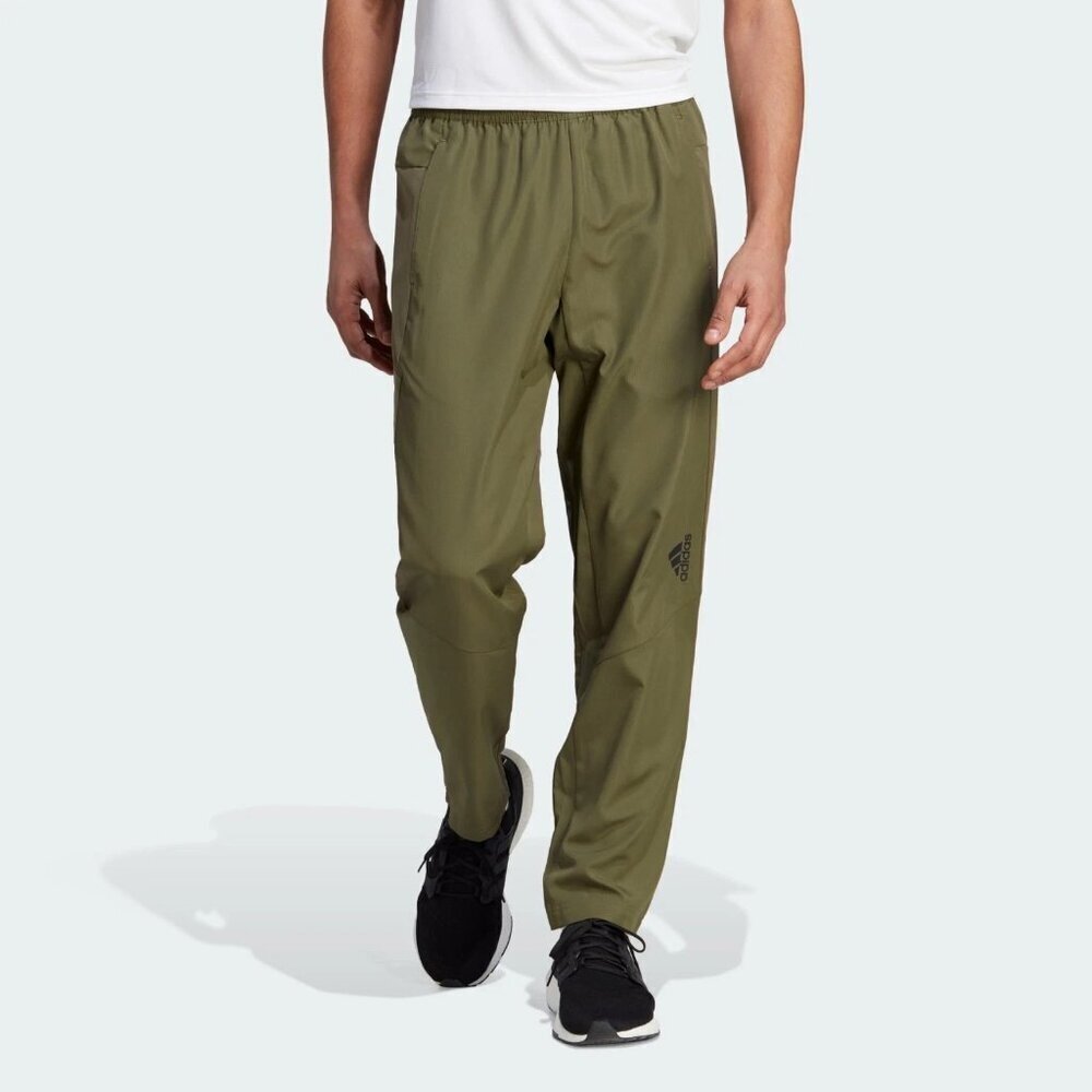 Copy NEW Adidas Men's S Training Track Pants Olive Green Regular Fit